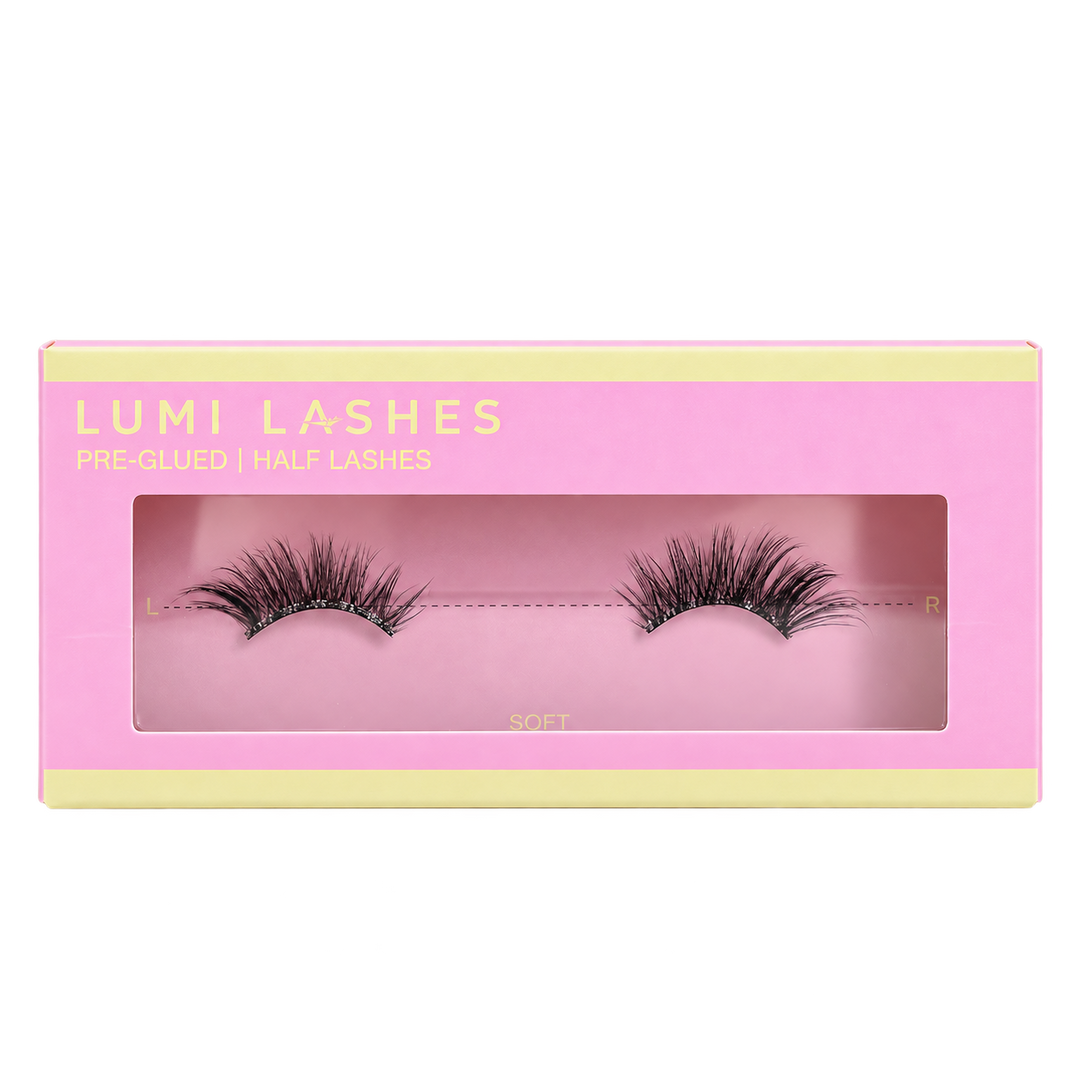 Half Press On Lashes - Soft