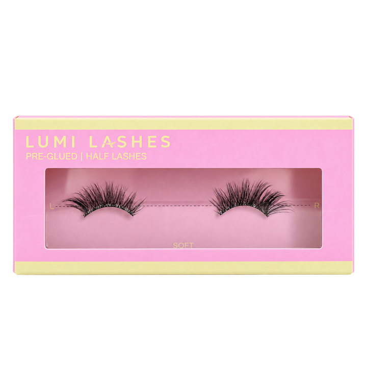 Half Press On Lashes - Soft
