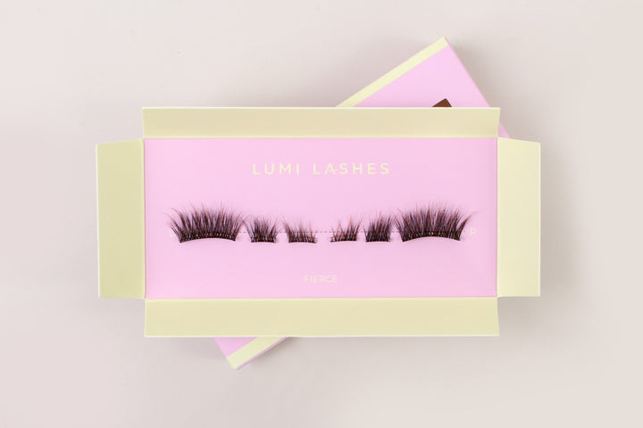 Half Press On Lashes - Fierce